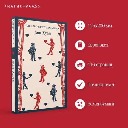 Набор Воланд и его свита (из 2 книг: "Мастер и Маргарита" Булгаков и "Дон Хуан" Бальестер)