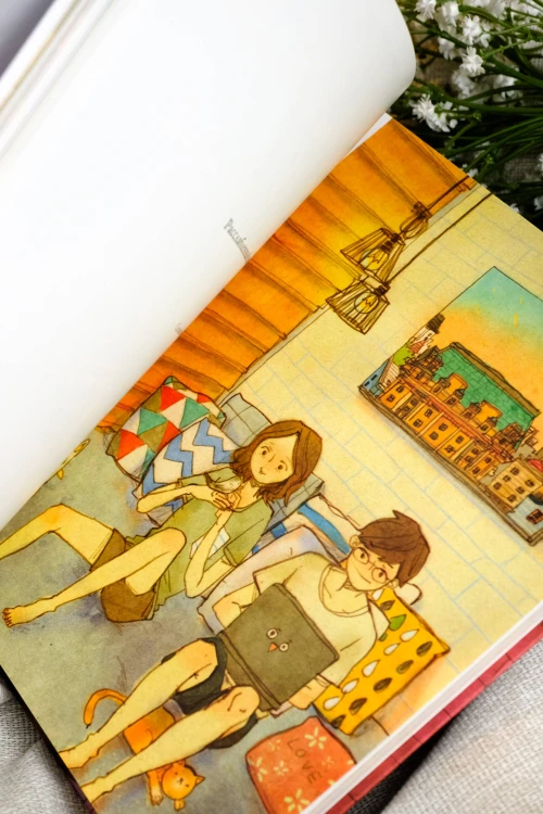История любви. Уютные иллюстрации Puuung. Книга 1