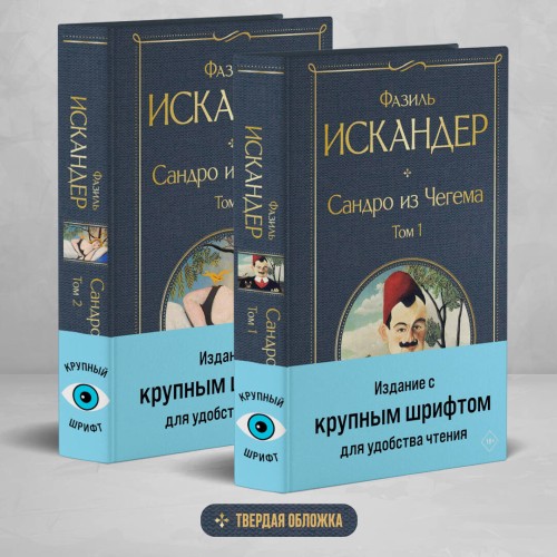 Сандро из Чегема (комплект из 2 книг с крупным шрифтом)