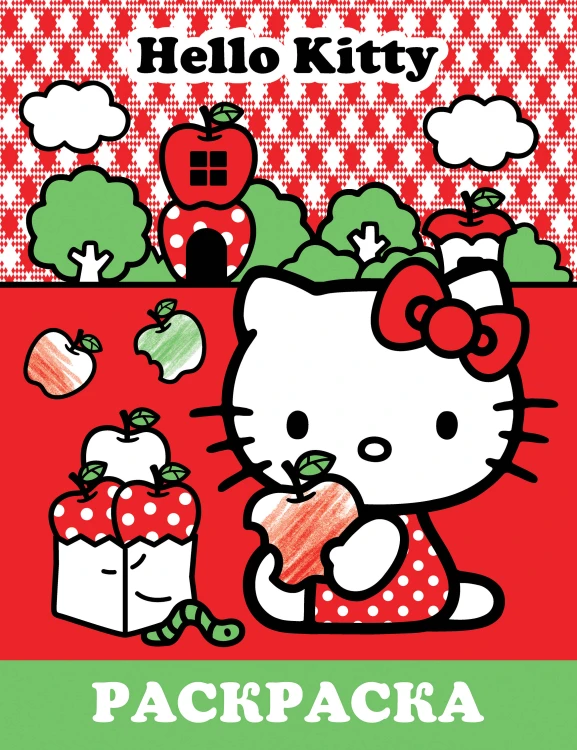Hello Kitty. Раскраска