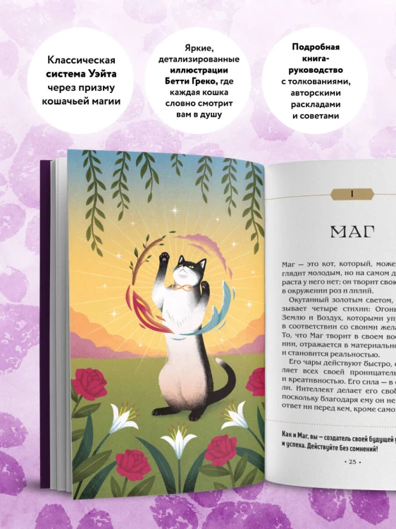 Таро магических кошек (78 карт и руководство к колоде)