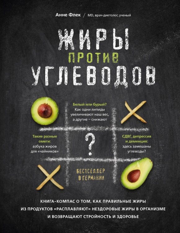 Жиры против углеводов. Книга-компас о том, как правильные жиры из продуктов «расплавляют» нездоровые жиры в организме и возвращают стройность и здоровье