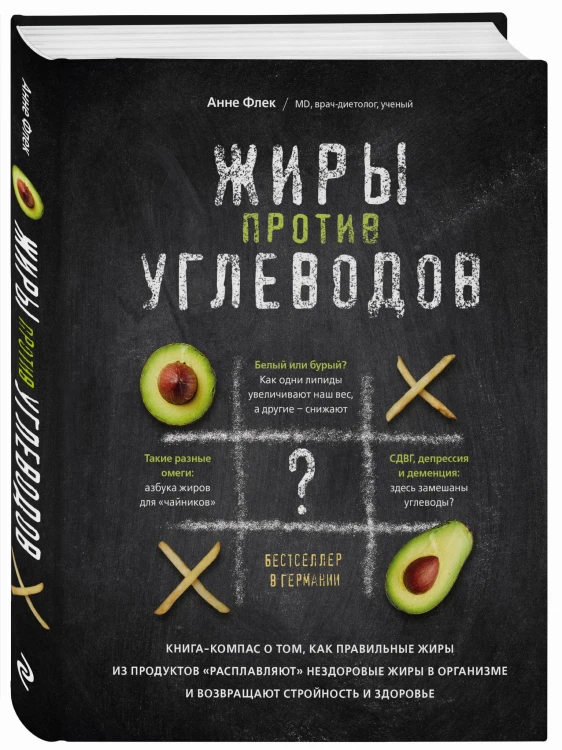 Жиры против углеводов. Книга-компас о том, как правильные жиры из продуктов «расплавляют» нездоровые жиры в организме и возвращают стройность и здоровье