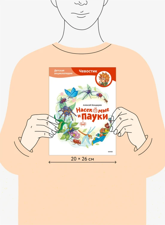 Насекомые и пауки. Детская энциклопедия (Чевостик)