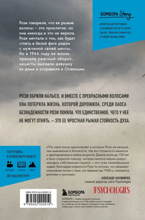 Рыжая из Освенцима. Она верила, что сможет выжить, и у нее получилось (2-е издание, исправленное)