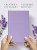 Lavender Note. Мои лавандовые мечты. Блокнот с цветными страницами (А5, обложка на ткани с тиснением фольгой)