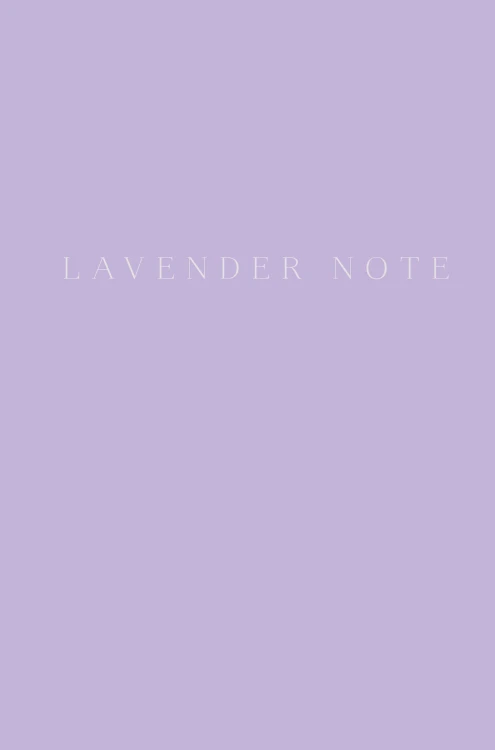 Lavender Note. Мои лавандовые мечты. Блокнот с цветными страницами (А5, обложка на ткани с тиснением фольгой)