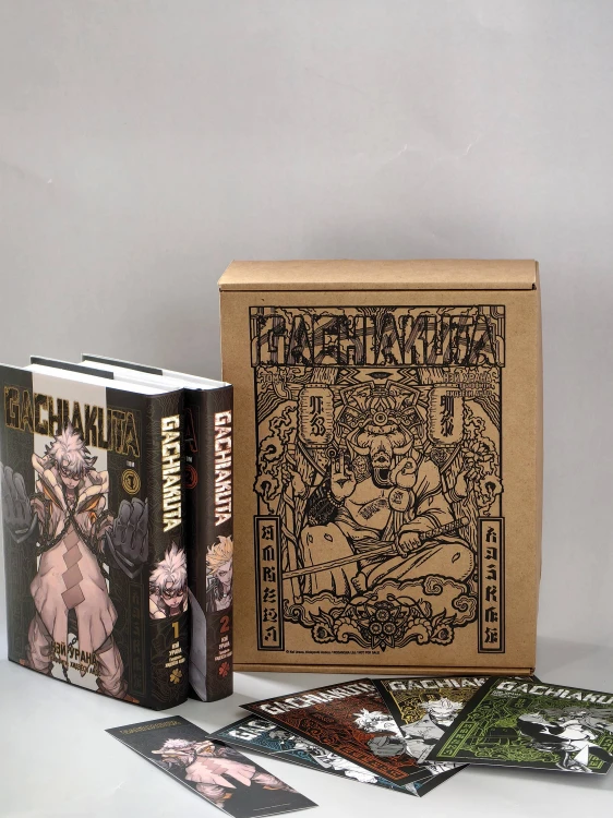 Подарочный комплект Gachiakuta. Крутые отбросы. Том 1-2 в коробке с бонусами