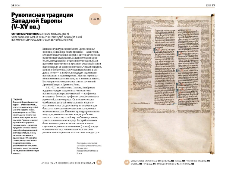 Главное в истории книги. Книги и их создатели, артефакты и материалы