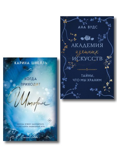 Комплект из 2-х книг (Тайны, что мы храним + Когда приходит шторм)
