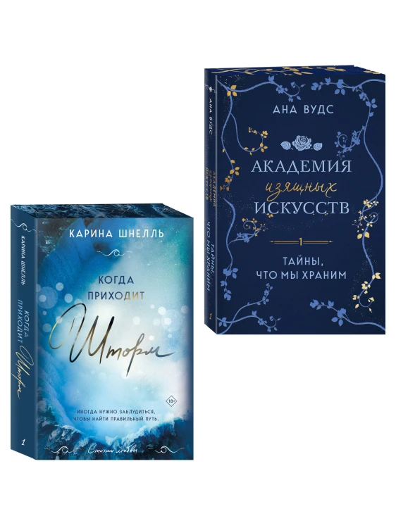 Комплект из 2-х книг (Тайны, что мы храним + Когда приходит шторм)