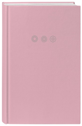 Мои цветочные мгновения. Блокнот с розовыми страницами (А5, обложка на ткани с тиснением фольгой)