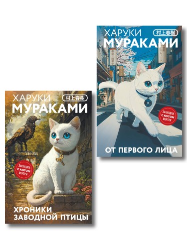Набор из 2-х книг: «Японская мистика Харуки Мураками» ("Хроники Заводной птицы", "От первого лица")
