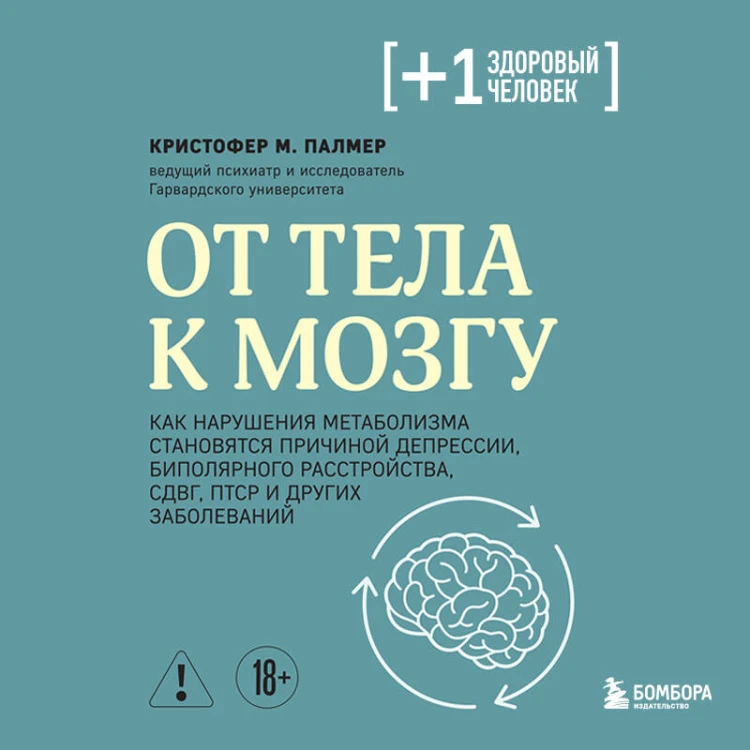 От тела к мозгу. Как нарушения метаболизма становятся причиной депрессии, биполярного расстройства, СДВГ, ПТСР и других заболеваний