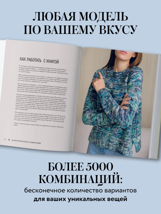 Мастер вязания спицами. РЕГЛАН сверху. 5000 моделей по одной формуле. Книга-конструктор трендовых плечевых изделий с идеальной посадкой