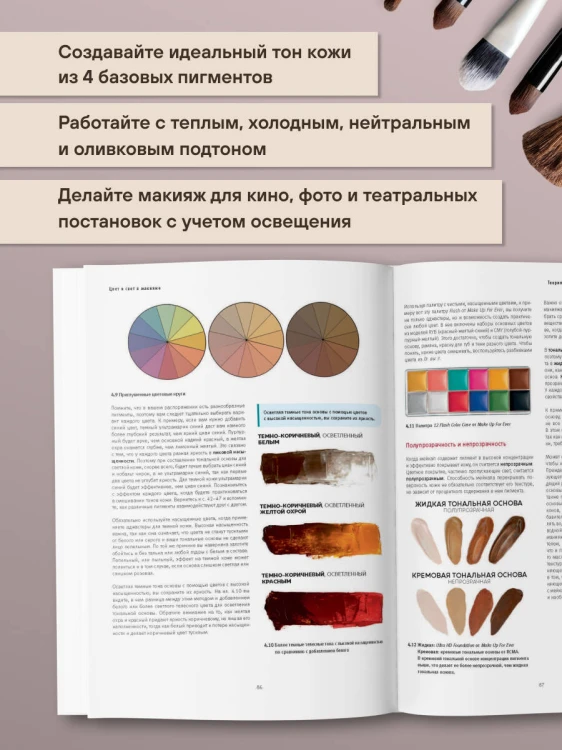 Цвет и свет в макияже. Профессиональное руководство по колористике и спецэффектам для визажистов