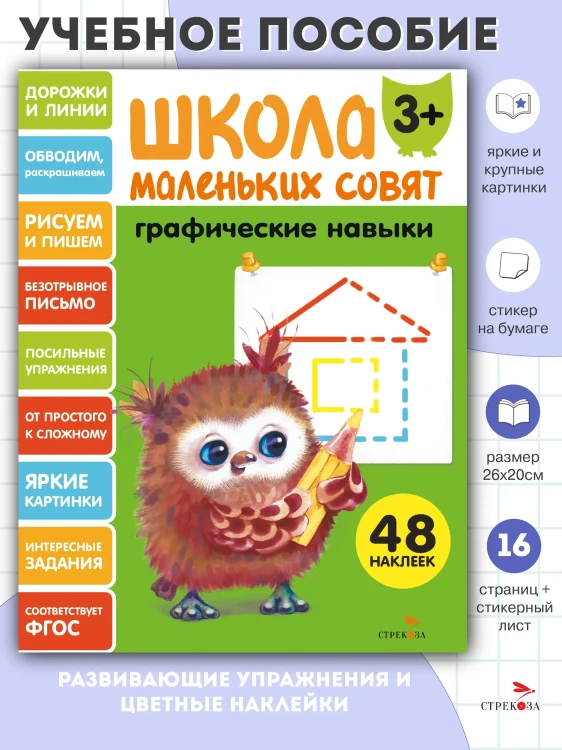 Школа маленьких совят 3+ Графические навыки.webp