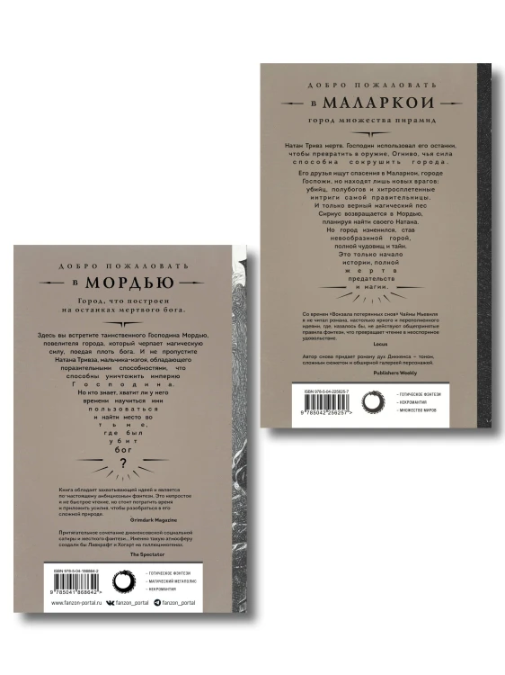 Комплект из 2-х книг (Город мертвого бога (Города холста #1) + Город Госпожи Забвения (Города холста #2))
