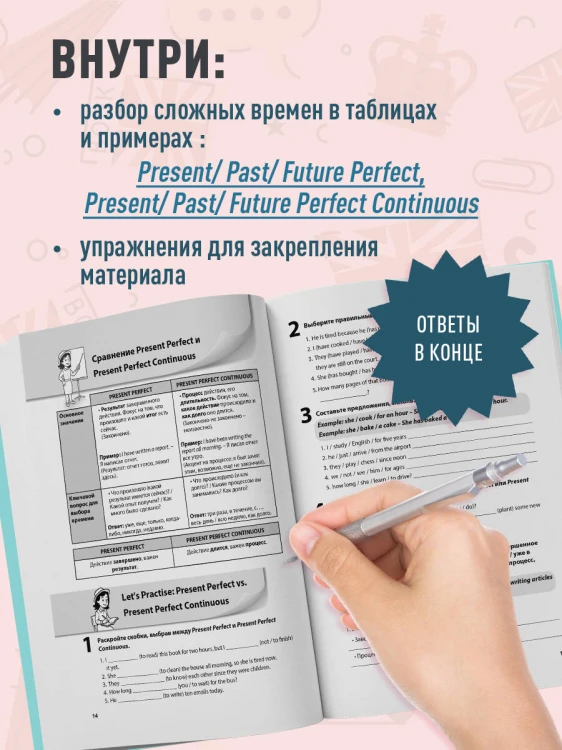 Сложные времена английских глаголов. Практический тренажер