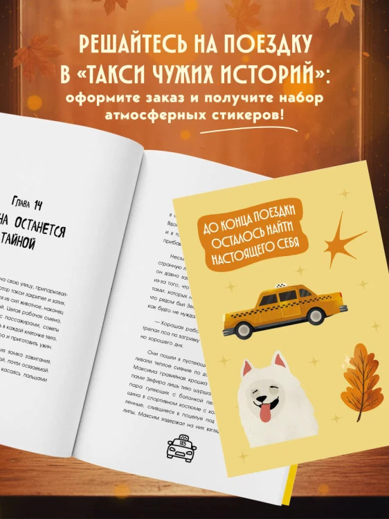 Такси чужих историй. До конца поездки осталось найти настоящего себя + стикерпак