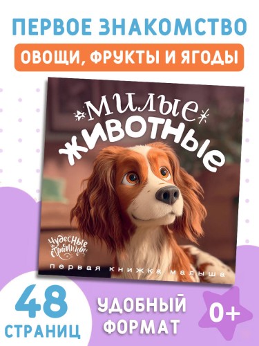 Милые животные. Первая книжка малыша