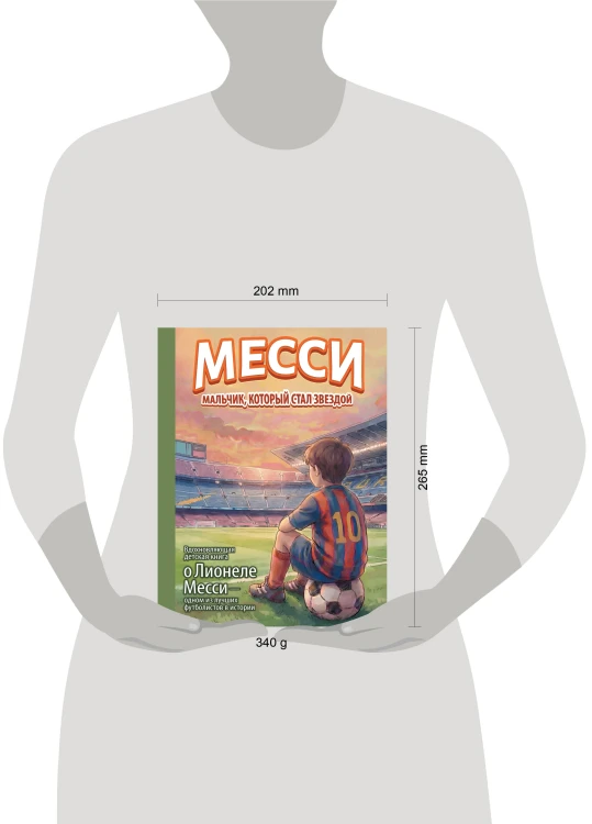 Месси: мальчик, который стал звездой. Вдохновляющая детская книга о Лионеле Месси — одном из лучших футболистов в истории