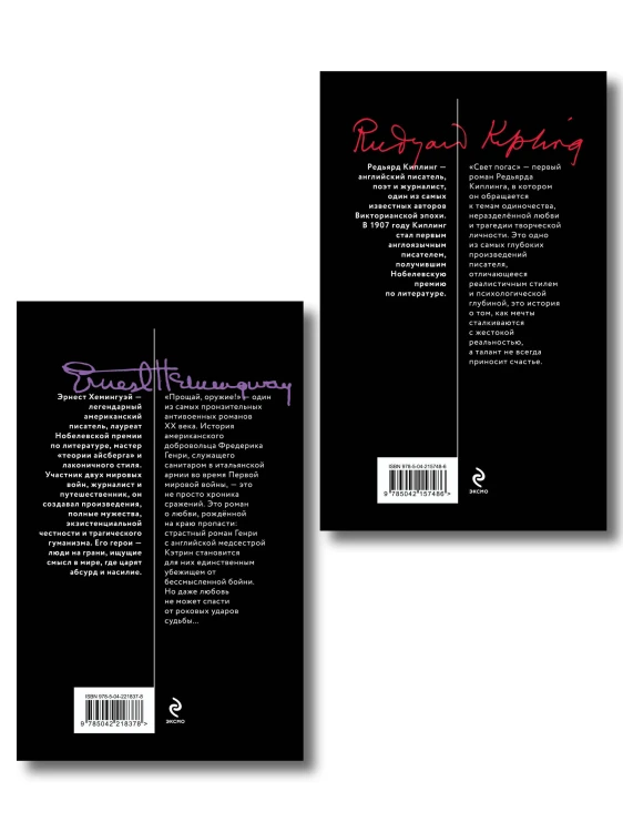Набор «Любовь на краю войны» (из 2 книг: Прощай, оружие!, Свет погас)