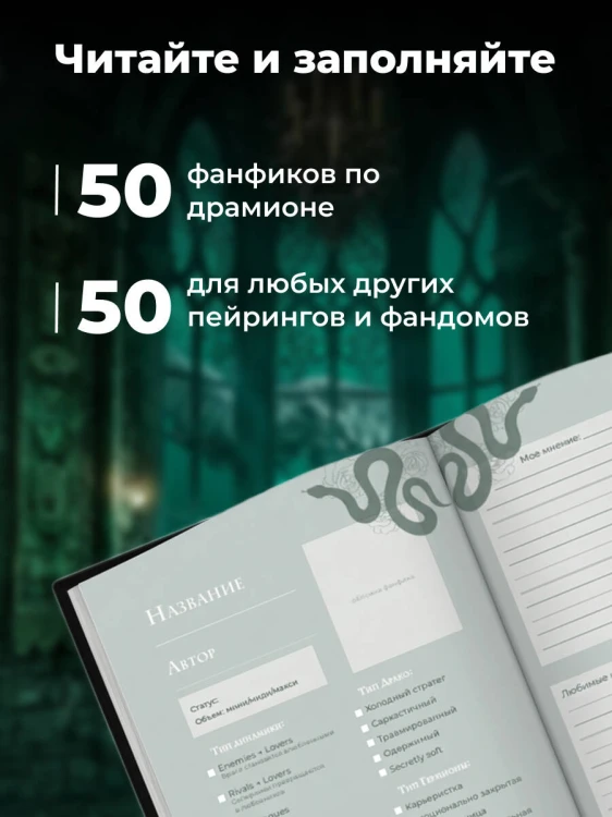 Мы с тобой (не) канон. Читательский дневник для фанфиков от mc.pomidorkina (А5, мягкая обложка, 160 с.)