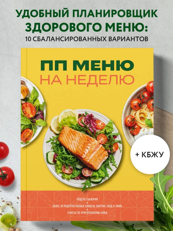 ПП меню на неделю. Более 30 рецептов