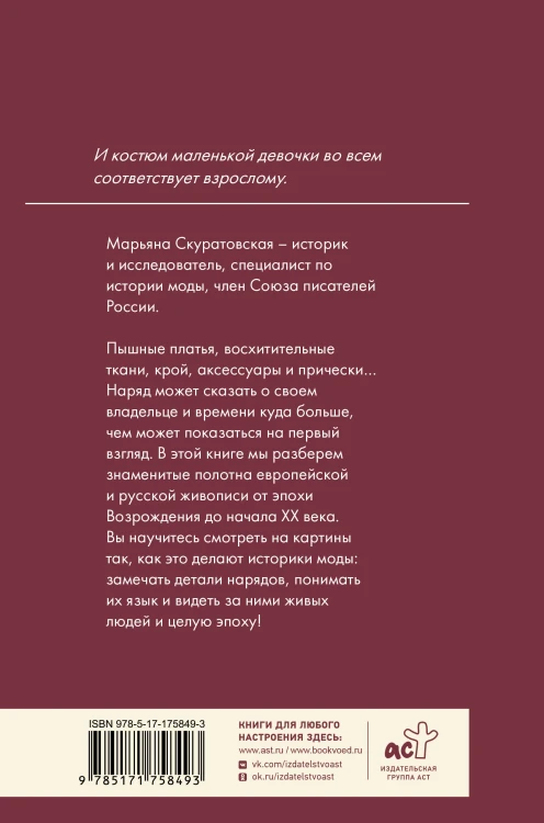 Костюмы на знаменитых картинах