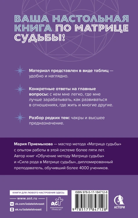 Подробный справочник по Матрице судьбы. Удобные подсказки и ответы по каждой точке