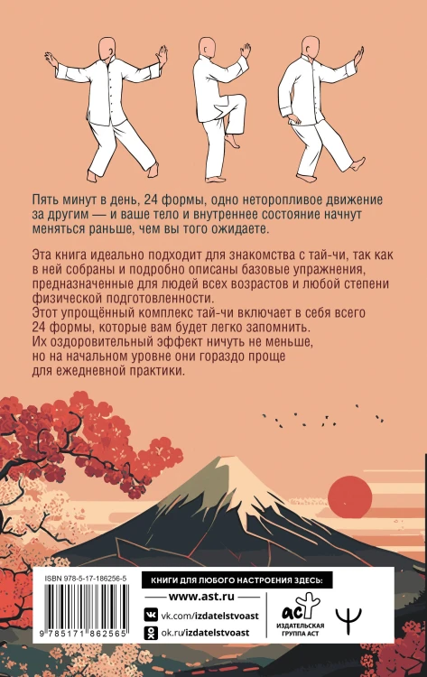 Тай-Чи. 24 техники тайзицюань. Базовый комплекс упражнений для физического и ментального здоровья