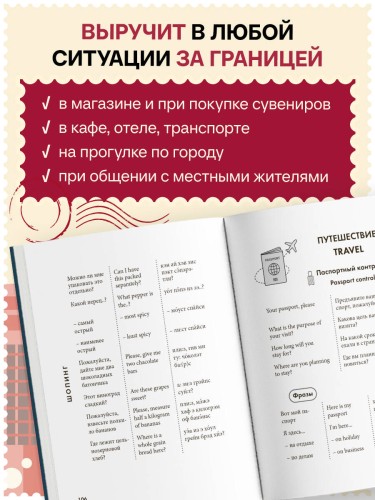 Английский разговорник. Изучи по пути!