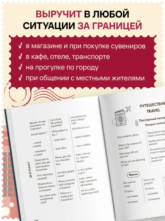 Английский разговорник. Изучи по пути!