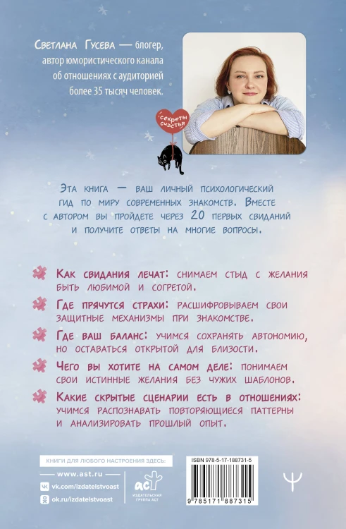 20 первых свиданий и один психолог. Как в поисках любви найти настоящую себя
