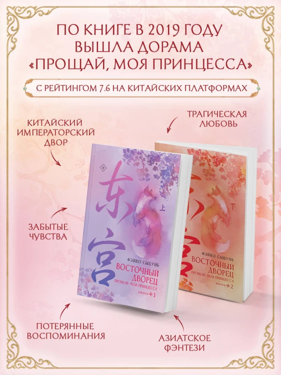 Восточный дворец: прощай, моя принцесса (комплект из 2 книг в суперобложке)