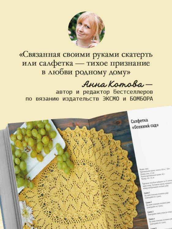 Ажурное вязание спицами. СКАТЕРТИ, ДОРОЖКИ, САЛФЕТКИ. От первой схемы до семейной реликвии