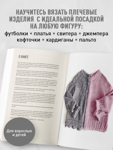 Мастер вязания спицами. Круглая КОКЕТКА. 5000 моделей по одной формуле. Книга конструктор плечевых изделий с идеальной посадкой
