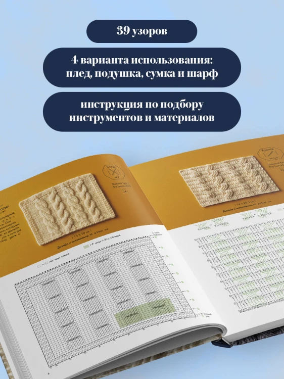 АРАНЫ спицами и крючком. Универсальные схемы для вязания узоров