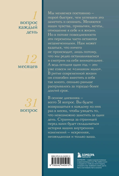 Год внутренних изменений. Дневник наблюдения за собой (Сияние океана)