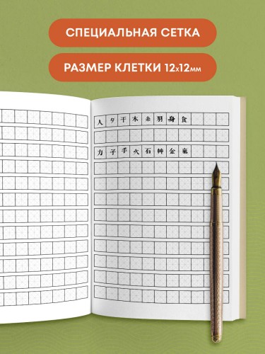 Тетрадь для иероглифов (Крадущийся тигр)
