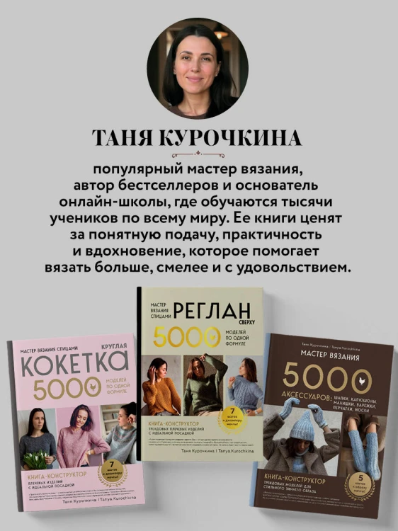 Вяжем круглую КОКЕТКУ. Техника, расчеты, дизайн, авторские проекты для вязания на спицах