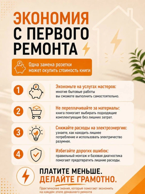 Электрика. От лампочки до щитка. Реальный ремонт своими руками