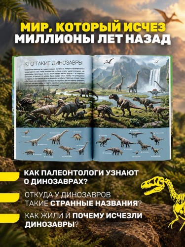 Большая книга о динозаврах. 1001 иллюстрация