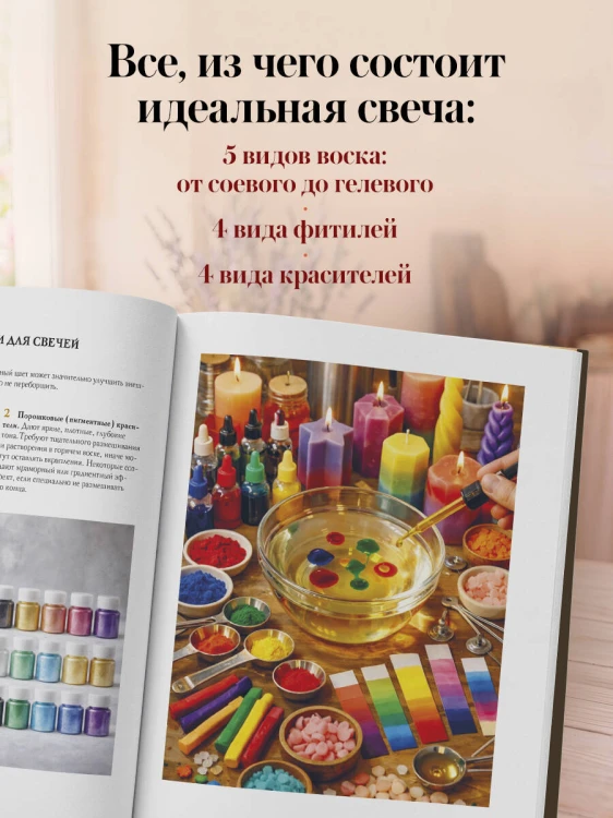 Искусство свечеварения. Пошаговое руководство по созданию уникальных свечей и уютной атмосферы