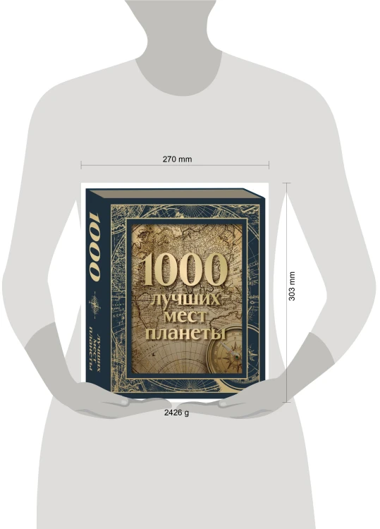1000 лучших мест планеты. Коллекционное подарочное издание в коробе (+ открытка в подарок)