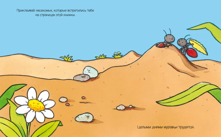 На полянке (с наклейками)
