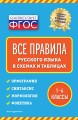 Все правила русского языка: в схемах и таблицах
