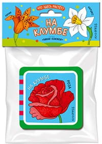 Мини-книжки ЭВА. Что здесь растёт? На клумбе