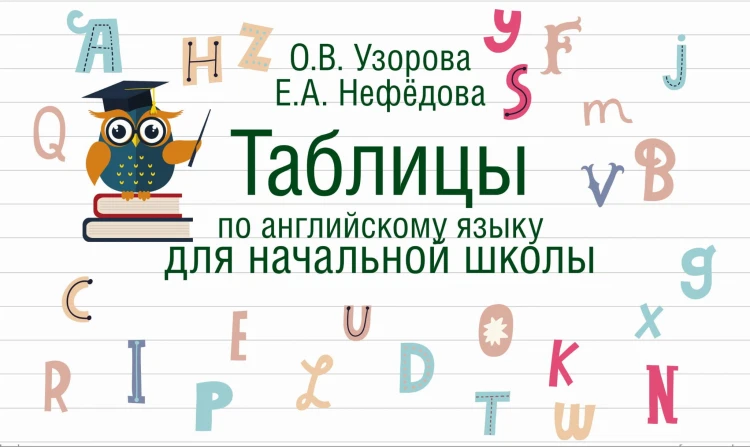 Таблицы по английскому языку для начальной школы